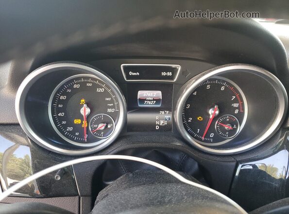 4JGDA5JB5JB025182 2018 MERCEDES-BENZ GLE Black Instrument cluster view