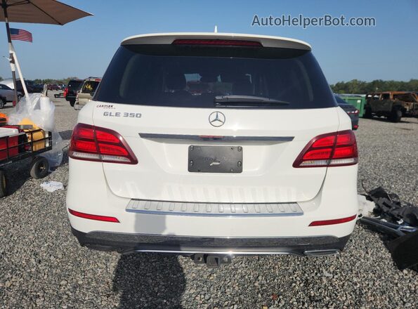 4JGDA5JB6JB082684 2018 MERCEDES-BENZ GLE White Вид ззаду