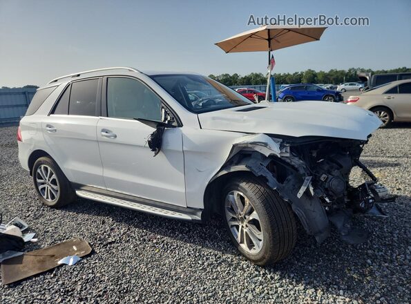 4JGDA5JB6JB082684 2018 MERCEDES-BENZ GLE White Передня права чверть