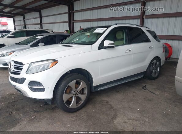 4JGDA5JB7HA952197 2017 MERCEDES-BENZ GLE 350 Белый Передняя левая четверть