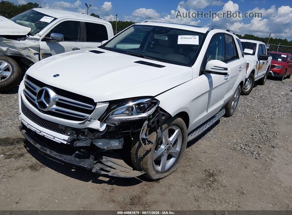4JGDA5JB7JB045918 2018 MERCEDES-BENZ GLE 350 White წინა მარცხენა ხედი სამი მეოთხედიდან
