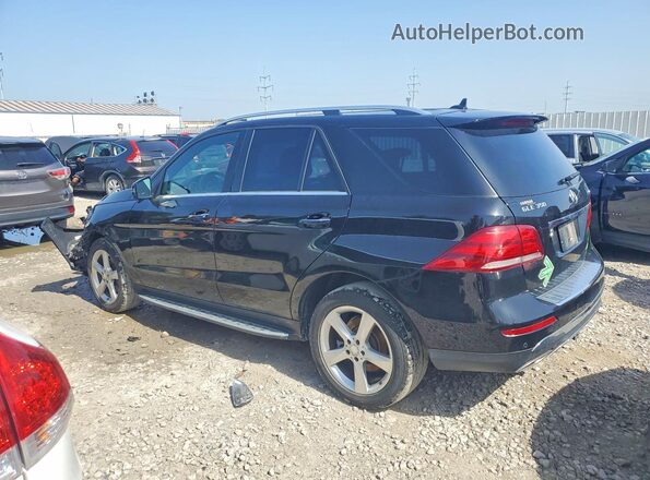 4JGDA5JB8HA837916 2017 MERCEDES-BENZ GLE Black Trasero izquierdo