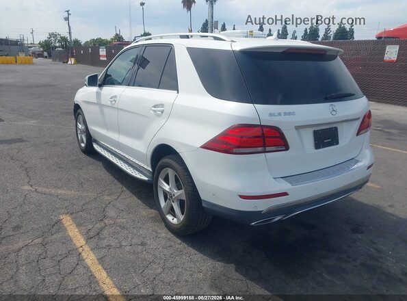 4JGDA5JB8JB036516 2018 MERCEDES-BENZ GLE 350 White Trasero izquierdo