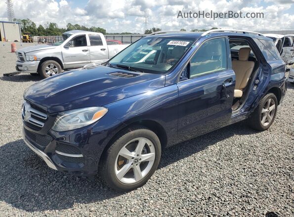 4JGDA5JB8JB074182 2018 MERCEDES-BENZ GLE Blue უკანა მარცხენა
