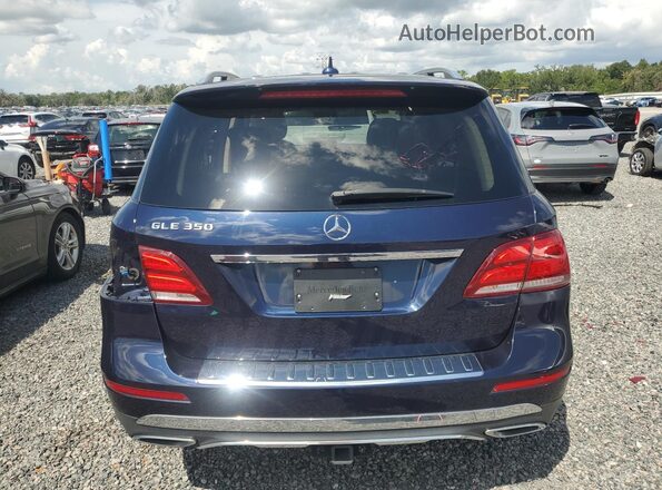 4JGDA5JB8JB074182 2018 MERCEDES-BENZ GLE Blue უკანა სავარძლების ხედი