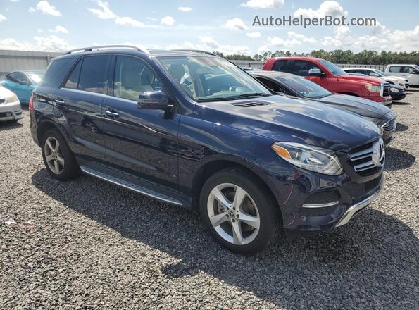 4JGDA5JB8JB074182 2018 MERCEDES-BENZ GLE Blue წინა სალონის ხედი