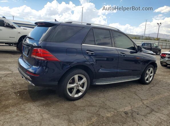 4JGDA5JB9HA927205 2017 MERCEDES-BENZ GLE Blue Tył prawy