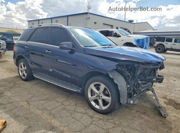 4JGDA5JB9HA927205 2017 MERCEDES-BENZ GLE Blue Przód prawy