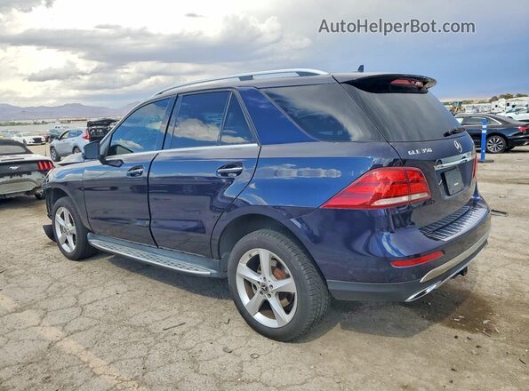 4JGDA5JB9HA927205 2017 MERCEDES-BENZ GLE Blue Tył lewy