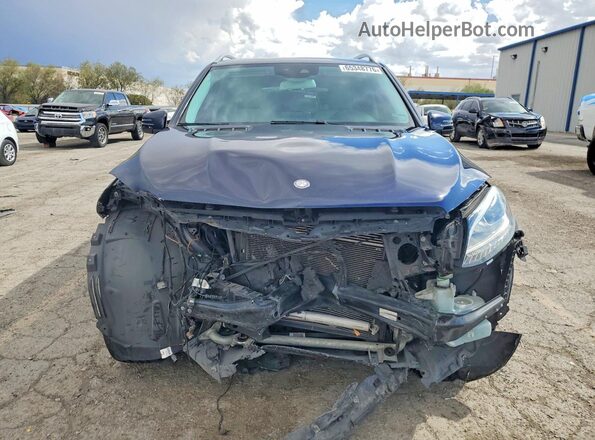 4JGDA5JB9HA927205 2017 MERCEDES-BENZ GLE Blue Widok z przodu