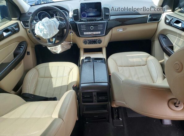 4JGDA5JB9HA927205 2017 MERCEDES-BENZ GLE Blue Widok deski rozdzielczej