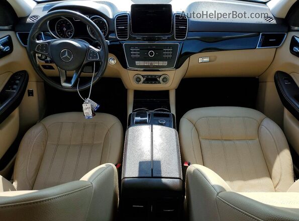 4JGDA5JB9HA950404 2017 MERCEDES-BENZ GLE White Widok deski rozdzielczej
