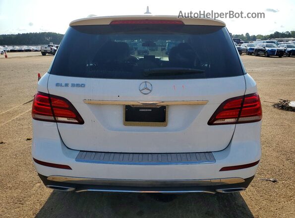 4JGDA5JB9HA950404 2017 MERCEDES-BENZ GLE White Widok z tyłu