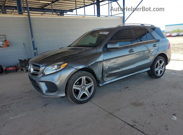 4JGDA5JB9HA957076 2017 MERCEDES-BENZ GLE Gray Rear left