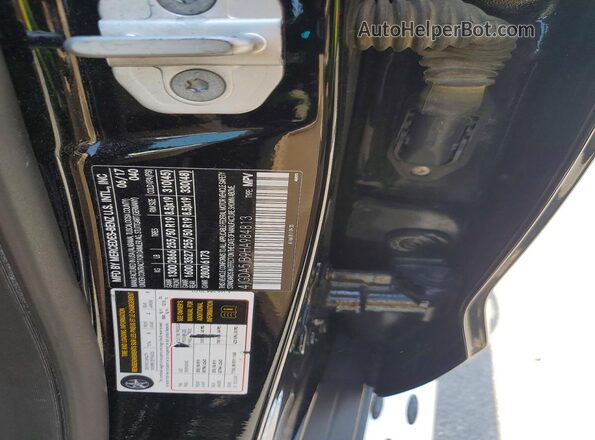 4JGDA5JB9HA984813 2017 MERCEDES-BENZ GLE Черный Вид наклейки с VIN-кодом