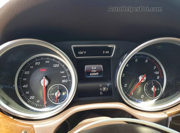 4JGDA5JB9HA984813 2017 MERCEDES-BENZ GLE Черный Вид щитка приборов
