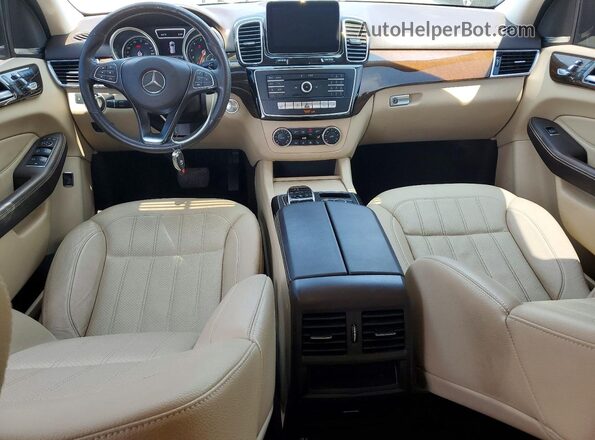 4JGDA5JB9HA984813 2017 MERCEDES-BENZ GLE Черный Вид панели приборов