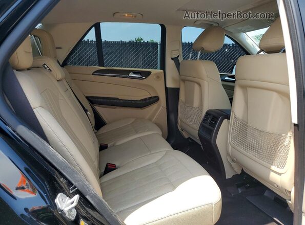 4JGDA5JB9HA984813 2017 MERCEDES-BENZ GLE Черный Вид задней части салона