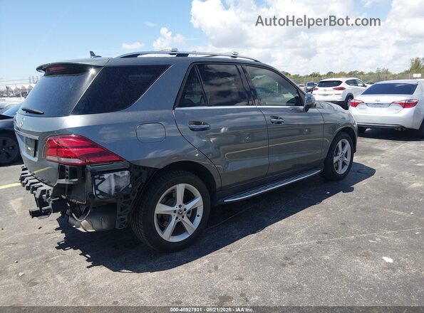 4JGDA5JB9JB000608 2018 MERCEDES-BENZ GLE 350 Gray Tył prawy