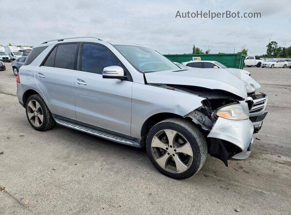 4JGDA5JBXGA687340 2016 MERCEDES-BENZ GLE Silver Delantero derecho