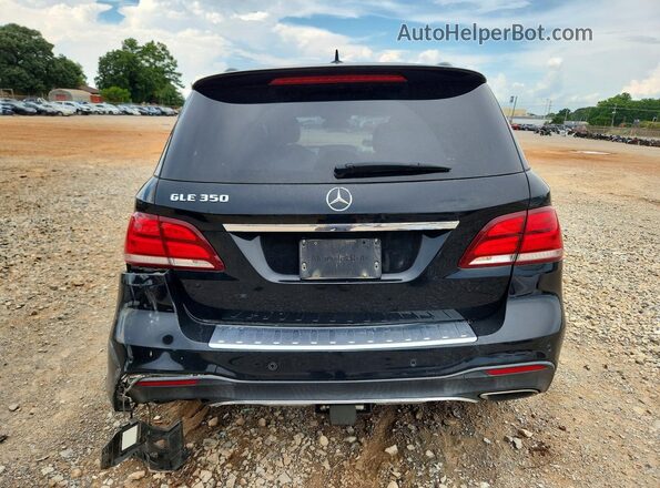 4JGDA5JBXGA766605 2016 MERCEDES-BENZ GLE Black Widok z tyłu
