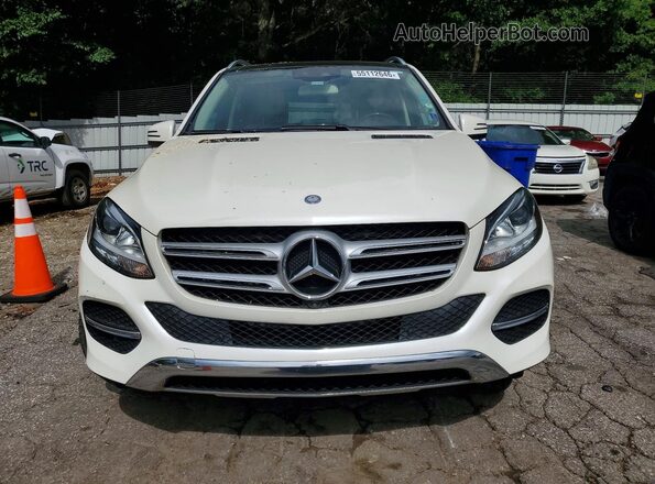 4JGDA5JBXGA767382 2016 MERCEDES-BENZ GLE White Widok z przodu