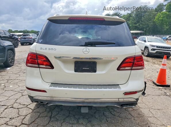 4JGDA5JBXGA767382 2016 MERCEDES-BENZ GLE White Widok z tyłu