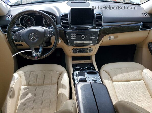 4JGDA5JBXGA767382 2016 MERCEDES-BENZ GLE White Widok deski rozdzielczej