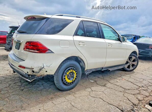 4JGDA5JBXGA767382 2016 MERCEDES-BENZ GLE White Tył prawy
