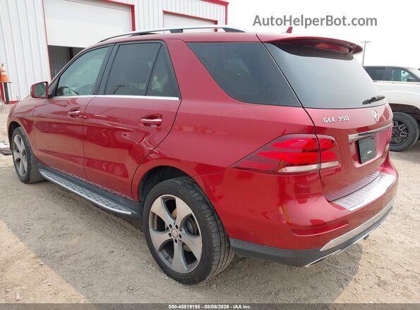 4JGDA5JBXGA788037 2016 MERCEDES-BENZ GLE 350 Red Tył lewy