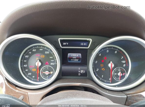 4JGDA5JBXGA788037 2016 MERCEDES-BENZ GLE 350 Red Widok tylnych siedzeń