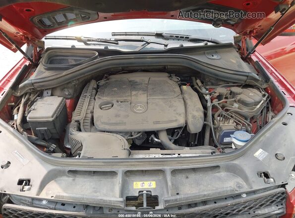 4JGDA5JBXGA788037 2016 MERCEDES-BENZ GLE 350 Red Widok z tyłu