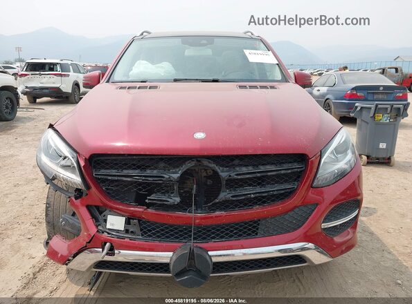 4JGDA5JBXGA788037 2016 MERCEDES-BENZ GLE 350 Red Widok wnętrza z tyłu