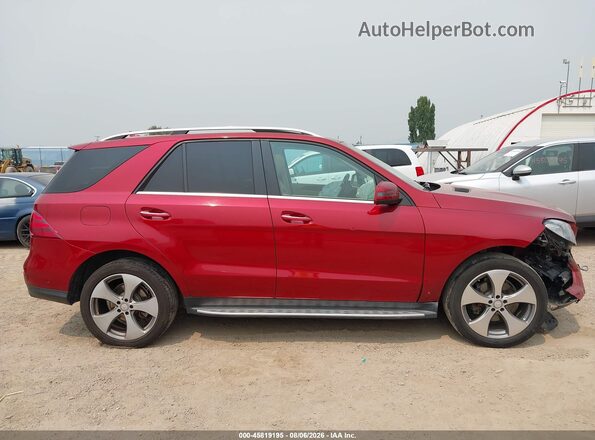 4JGDA5JBXGA788037 2016 MERCEDES-BENZ GLE 350 Red Widok wnętrza 360 stopni