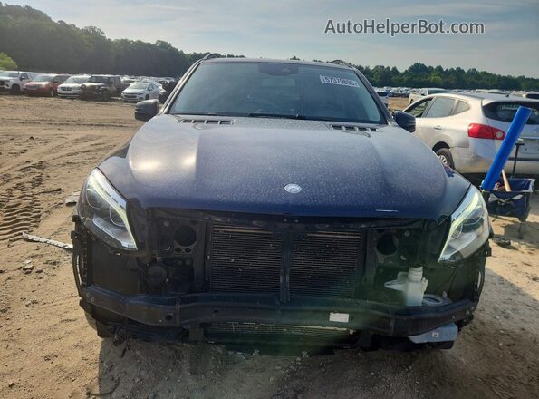 4JGDA5JBXHA832264 2017 MERCEDES-BENZ GLE Blue Widok z przodu