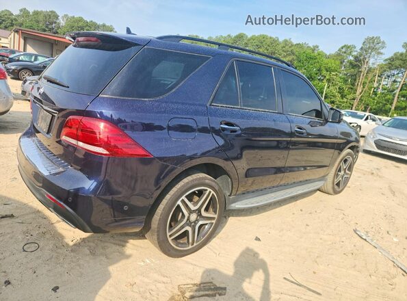 4JGDA5JBXHA832264 2017 MERCEDES-BENZ GLE Blue Tył prawy