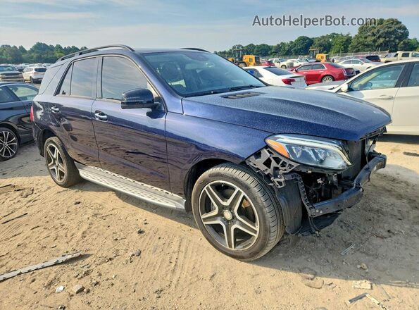 4JGDA5JBXHA832264 2017 MERCEDES-BENZ GLE Blue Przód prawy
