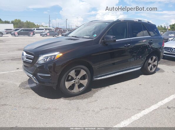 4JGDA5JBXHA833012 2017 MERCEDES-BENZ GLE 350 Black წინა მარცხენა ხედი სამი მეოთხედიდან