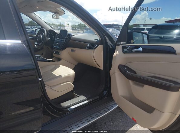4JGDA5JBXHA833012 2017 MERCEDES-BENZ GLE 350 Black წინა სალონის ხედი