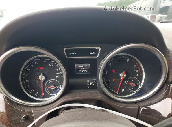 4JGDA5JBXHA984254 2017 MERCEDES-BENZ GLE White Vista del cuadro de instrumentos