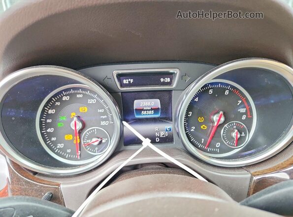 4JGDA5JBXJB181816 2018 MERCEDES-BENZ GLE Black Vista del cuadro de instrumentos