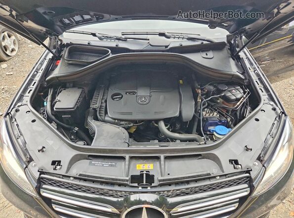4JGDA5JBXJB181816 2018 MERCEDES-BENZ GLE Black Vista del compartimento del motor