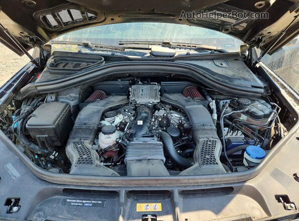4JGDA6EB2JB002331 2018 MERCEDES-BENZ GLE Black Vista del compartimento del motor