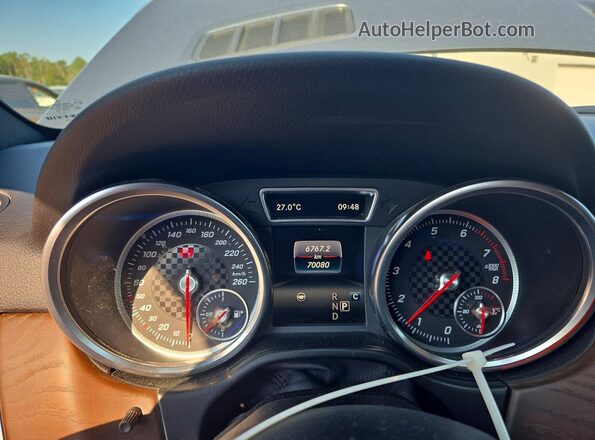 4JGDA6EB4HA825603 2017 MERCEDES-BENZ GLE Gray Instrument cluster view