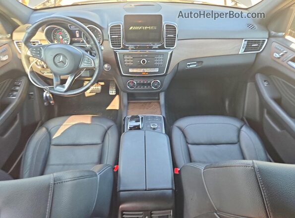 4JGDA6EB4HA825603 2017 MERCEDES-BENZ GLE Gray Dashboard view