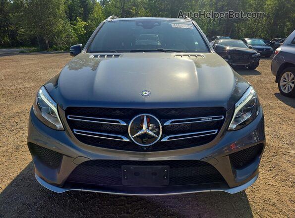 4JGDA6EB4HA825603 2017 MERCEDES-BENZ GLE Gray Front view