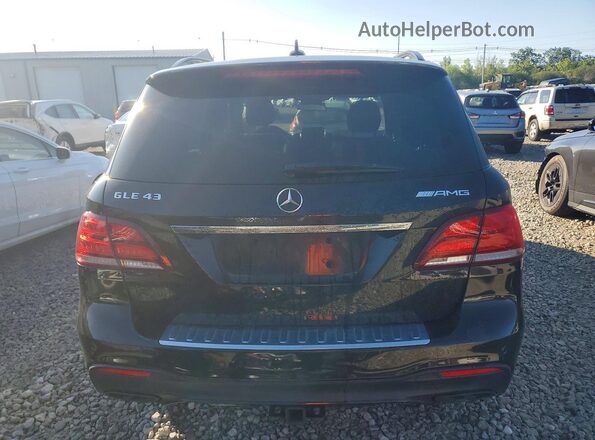 4JGDA6EB4HA924986 2017 MERCEDES-BENZ GLE Black Widok z tyłu