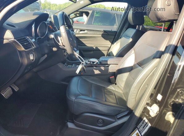 4JGDA6EB4HA924986 2017 MERCEDES-BENZ GLE Black Widok wnętrza z przodu