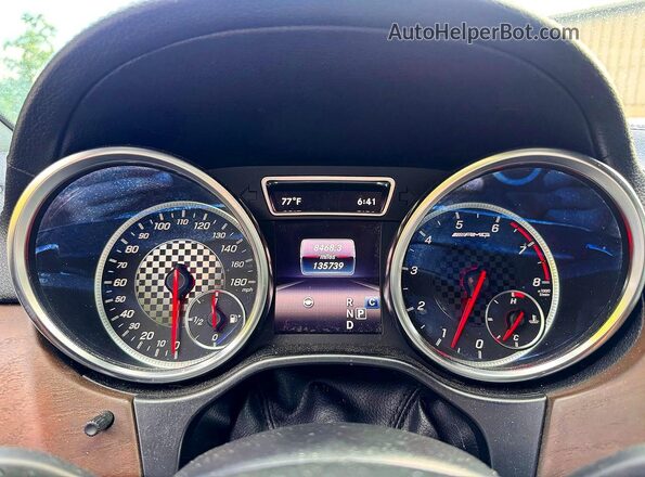 4JGDA6EB5KB187282 2019 MERCEDES-BENZ GLE-CLASS Белый Вид щитка приборов