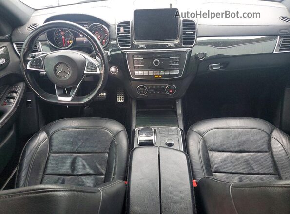 4JGDA6EB7HA980355 2017 MERCEDES-BENZ GLE White Dashboard view